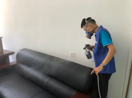 朝陽(yáng)除甲醛凈化公司案例:銀行