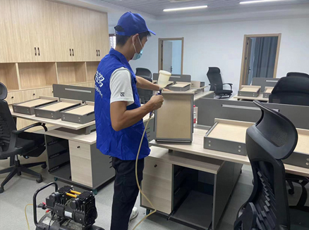 雙鴨山上門除甲醛公司案例：學(xué)校