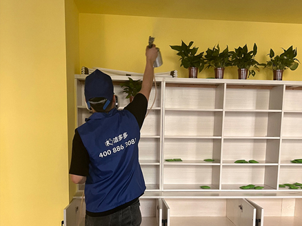 雙鴨山裝修除甲醛案例：體育館